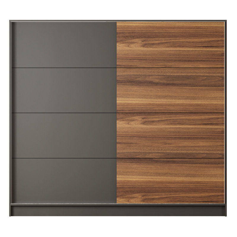 Jennavi 2 Door Manufactured Wood Wardrobe