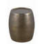 Table de bout, table d'appoint moderne et moderne en aluminium martelé à la main 21 po-1868113532