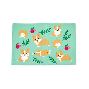 Apollinaris Corgi Polyester Placemat