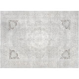 One-of-a-Kind Hand-Knotted 1960s 8'7" x 11'10" Wool Area Rug in Gray