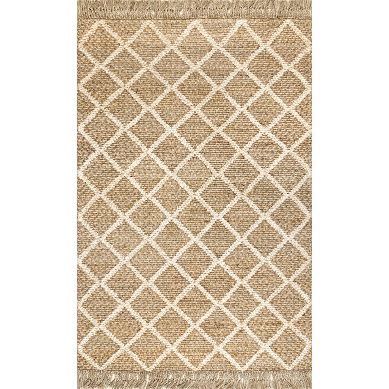 Tapis beige en jute / sisal Seibert, Rectangle 5 pi x 8 pi