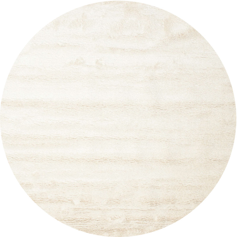 Tapis blanc, Rond 7 pi