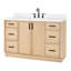 Meuble-lavabo simple 54 po avec comptoir Carrara ARIEL Kelly-99405107