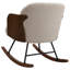 Chaise berçante rembourrée Muthu Boucle-106802201