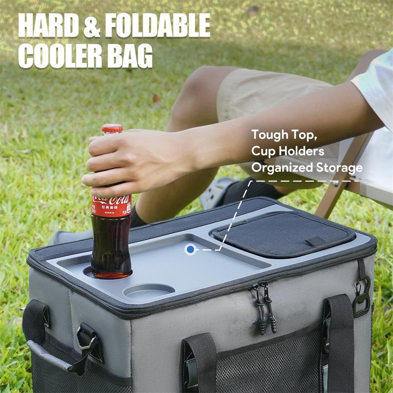 Ebern Designs 40L Picnic Tote Bag Cooler