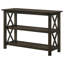 Console Deep Merlot avec 2 tablettes