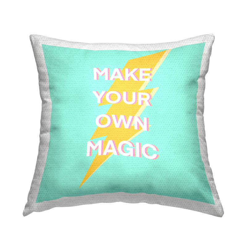Housse et insert de coussin décoratif carré en polyester pour l'intérieur et l'extérieur