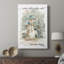 Snowman Kisses - galerie personnalisée enveloppée Cavas