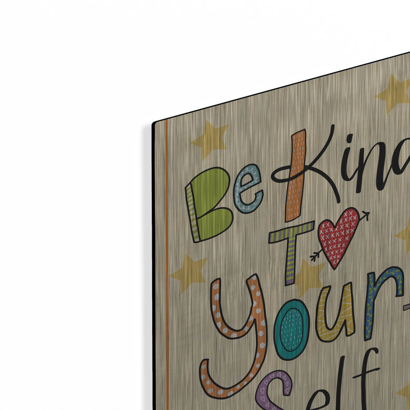"Be Kind To Yourself" par L. Larson, "Be Kind To Yourself" par Lisa Larson, H 16 po x l 12 po