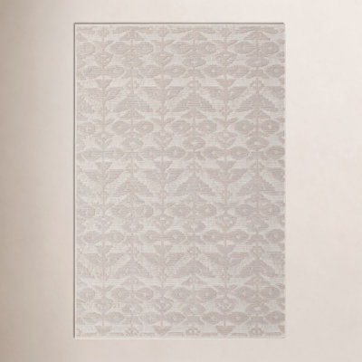 Hand-Tufted Floral Wool Rug