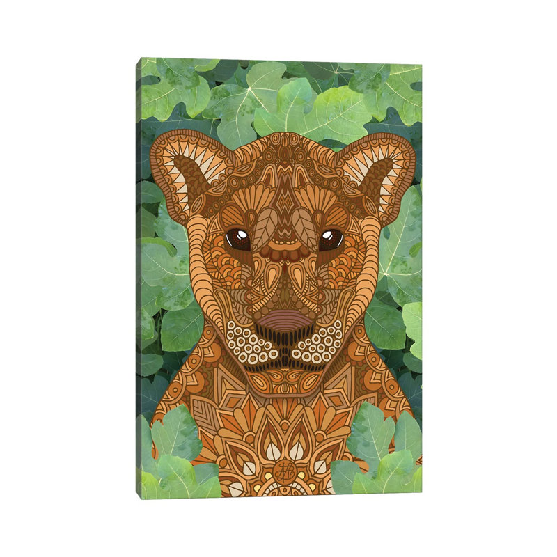 Lioness Queen 1 Piece Wrapped Canvas Wall Art, 30.48cm H x 20.32cm W x 1.9cm D