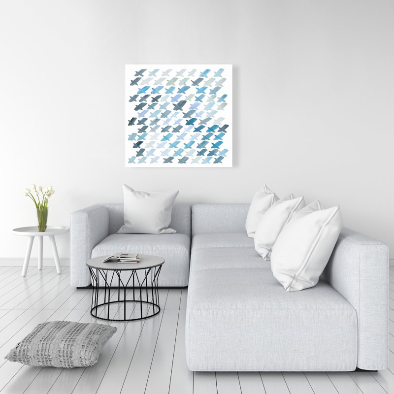 X Pattern Office Canvas - Stylish Home Decor for Any Space