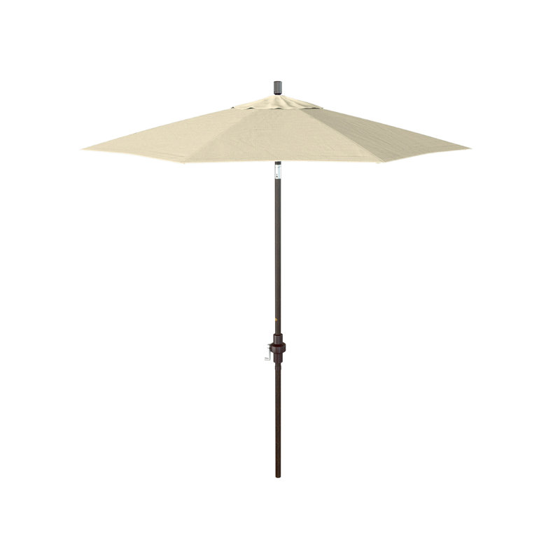 Parasol de marché 90 po Sunbrella, Toile, Bronze