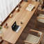 Brown Rectangular Solid Wood desk-1256218774