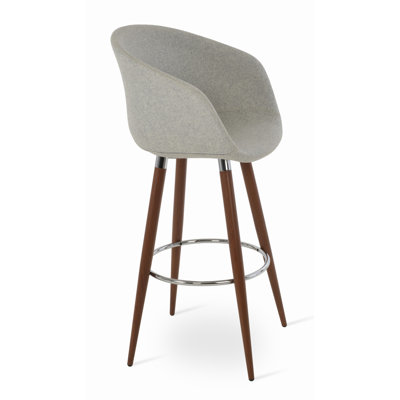 Tabouret de bar et de comptoir Tribeca Ana en laine