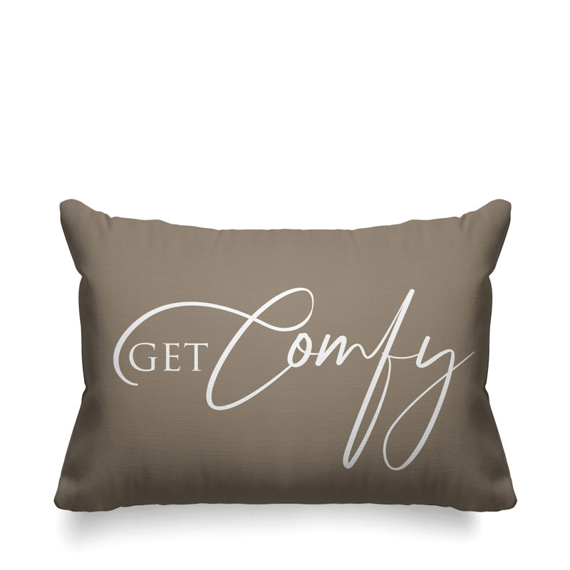 Housse et insert de coussin rectangulaire extérieur Aspire Get Comfy, Beige