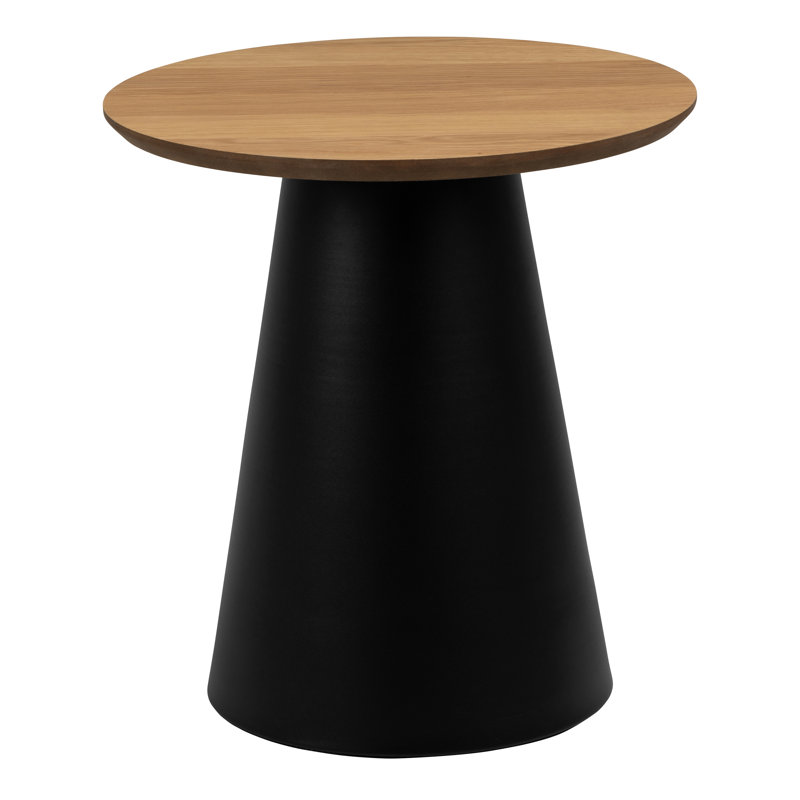 Balliet Coffee Table, Brown Top/Black Base, 48 H x 45 W x 45 D cm