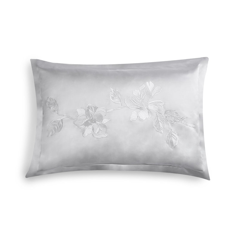Gardenia Sham Stone and White, King