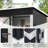 4.5 ft. W x 2.5 ft. D Outdoor Metal Lean-To Storage Shed-124834286