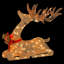The Holiday Aisle® 31in. Resting Reindeer with LED Lights