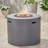 30.75 Inches Deep Fireplace, 40,000 , Dark Grey, Quick Setup Process Fire Table, Deep, Assembly