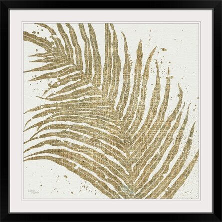 'Gold Leaves I Painting Print