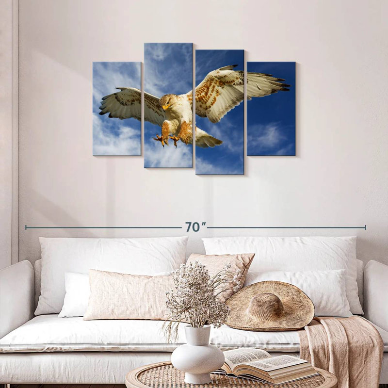 Brampt Hawk Attack, 27" H x 43" W