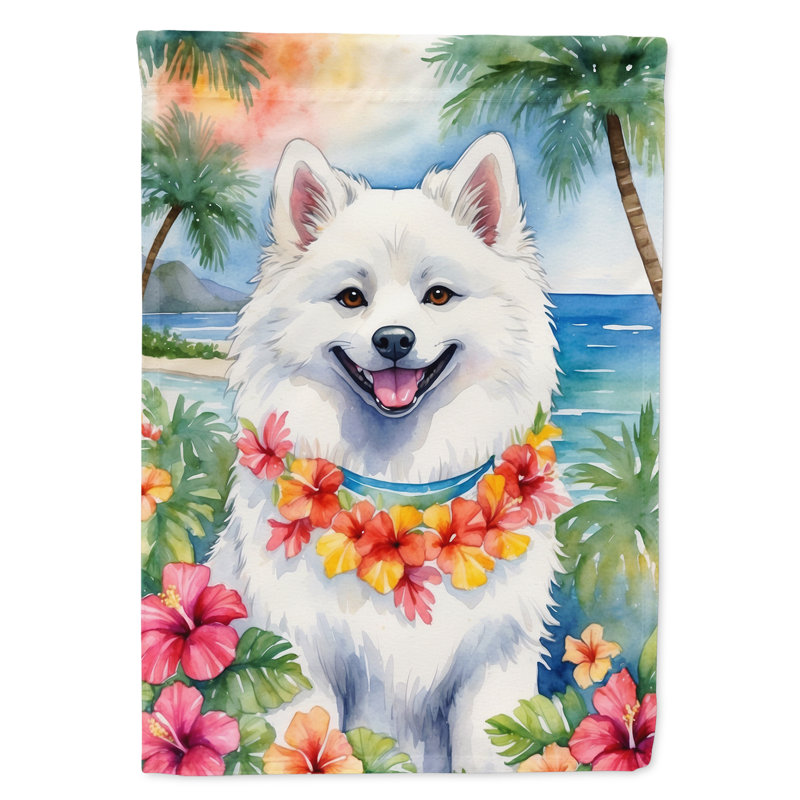 Drapeau de jardin en polyester double face H 15,5 po x l 11,25 po