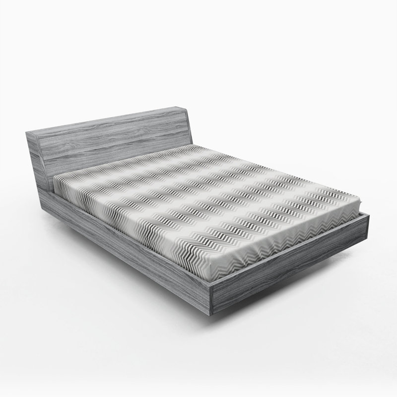 Microfiber Chevron Fitted Sheet, Queen Fitted Sheet