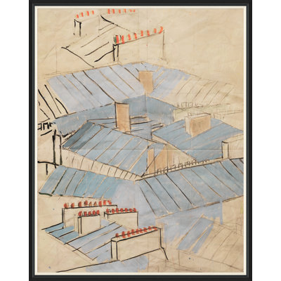 Rooftops Print by Paule Marrot