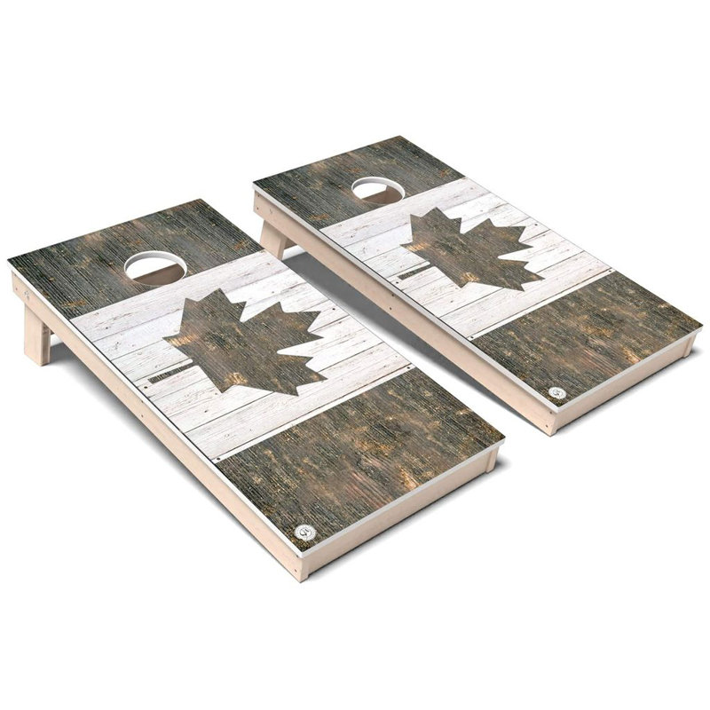 Ensemble de cornhole rustique en composite Canada, AUCUN accessoire