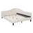 L-Shaped Linen Daybed, With Solid Wood Legs-1997966942-1997966937