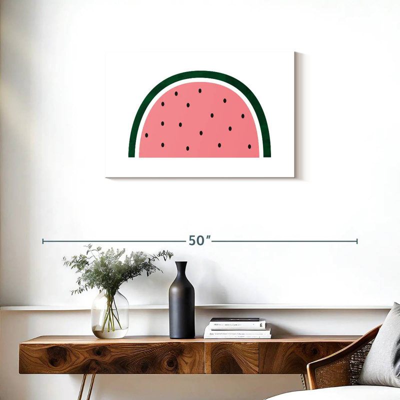 Yarlin Watermelon Slice I, 20" H x 30" W