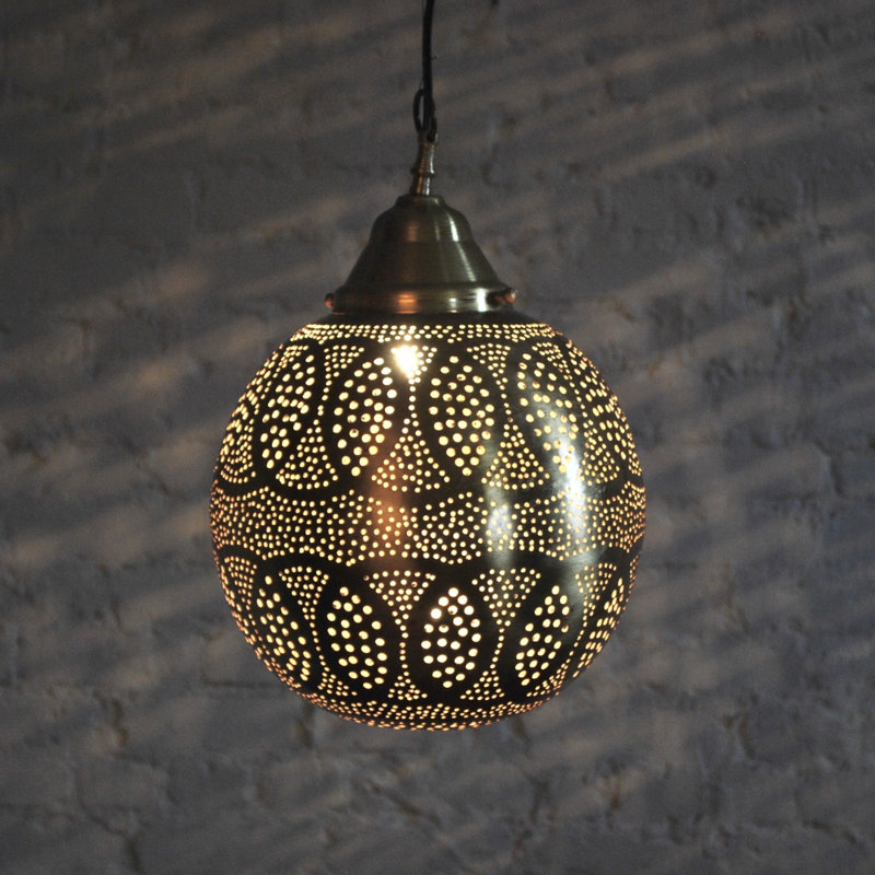 Luminaire suspendu sphère 1 lumière