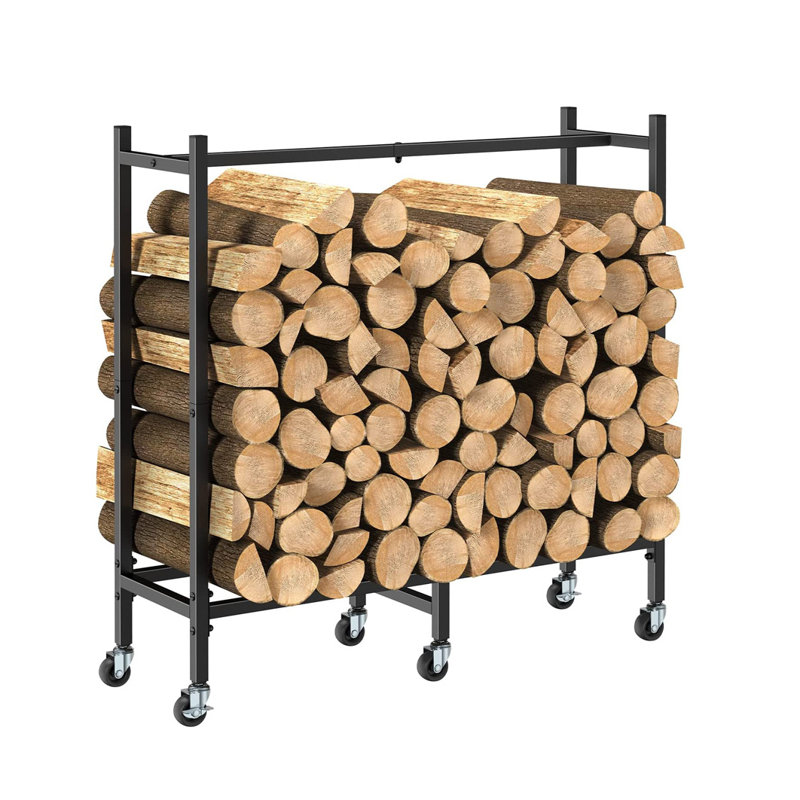 Kirke 32.4'' W Metal Log Rack