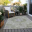 Tapis olive intérieur / extérieur lavable à la machine Claudian ACN1238-103712474