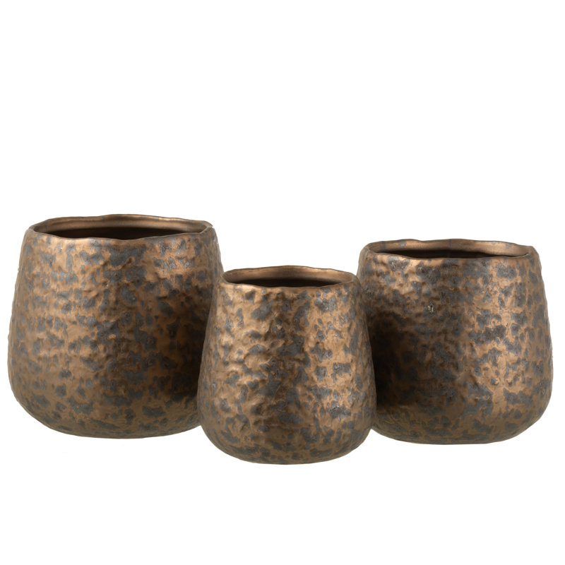 Bailes Ceramic Pot Planter, 12cm H x 12cm W x 12cm D