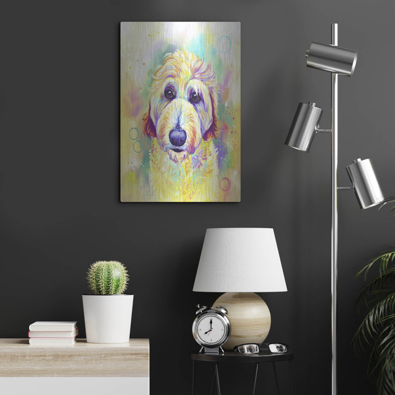"Pop Art Goldendoodle 2" par Furbaby Affiliates, H 24 po x l 16 po