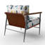 Chaise d'appoint pour enfant Country Farmhouse - bleu et rose