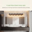 Éclairage de salle de bain mural moderne à 6 lumières à intensité variable pour miroir de salle de bain, salle d'eau, chambre à coucher-1068981033