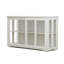 Armoire de rangement pour cuisine avec porte en verre - blanc-1522084638