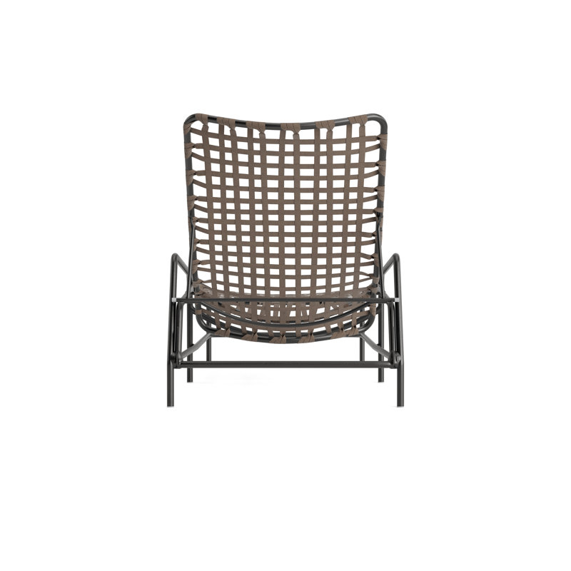 Kantan Outdoor Chaise Lounge, Mica/Textured Pewter