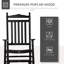 Chaise berçante à haut dossier Traditional-1287116207