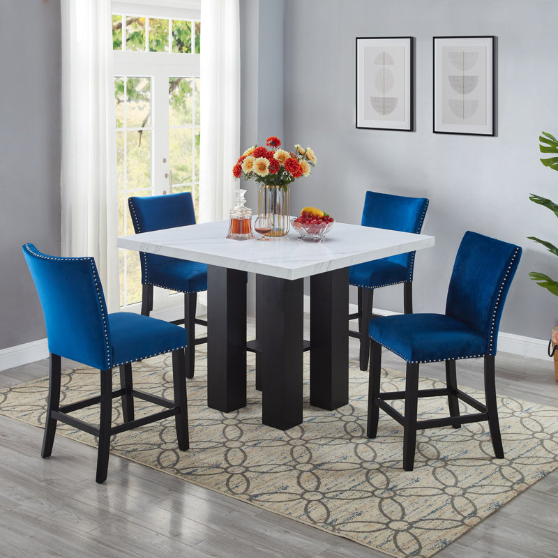 Fauteuil en velours rembourré 2pc