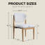 Chaise rembourrée moderne avec pieds en bois massif pour la salle à manger-368062837-368062730