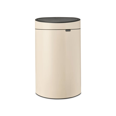 Brabantia Touch Top Trash Can New, 10.6 Gallon (40 litre)