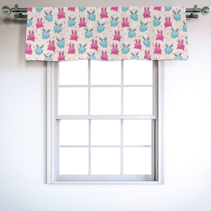 Sateen Ruffled Window Valance
