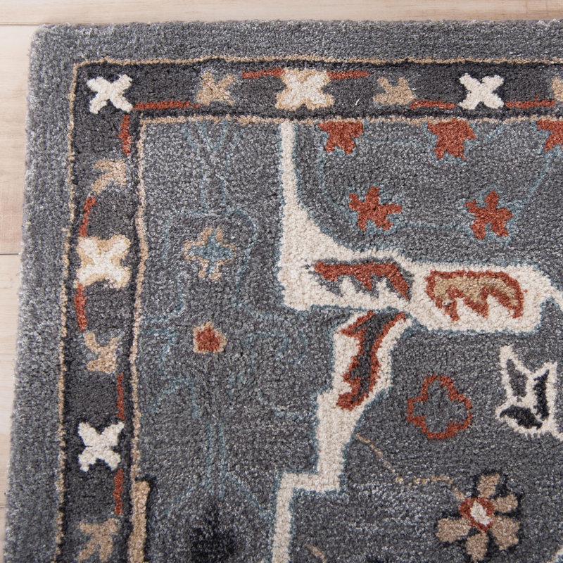 Tapis en laine / touffeté à la main Tencel, Rectangle 9 pi 9 po x 12 pi 9 po