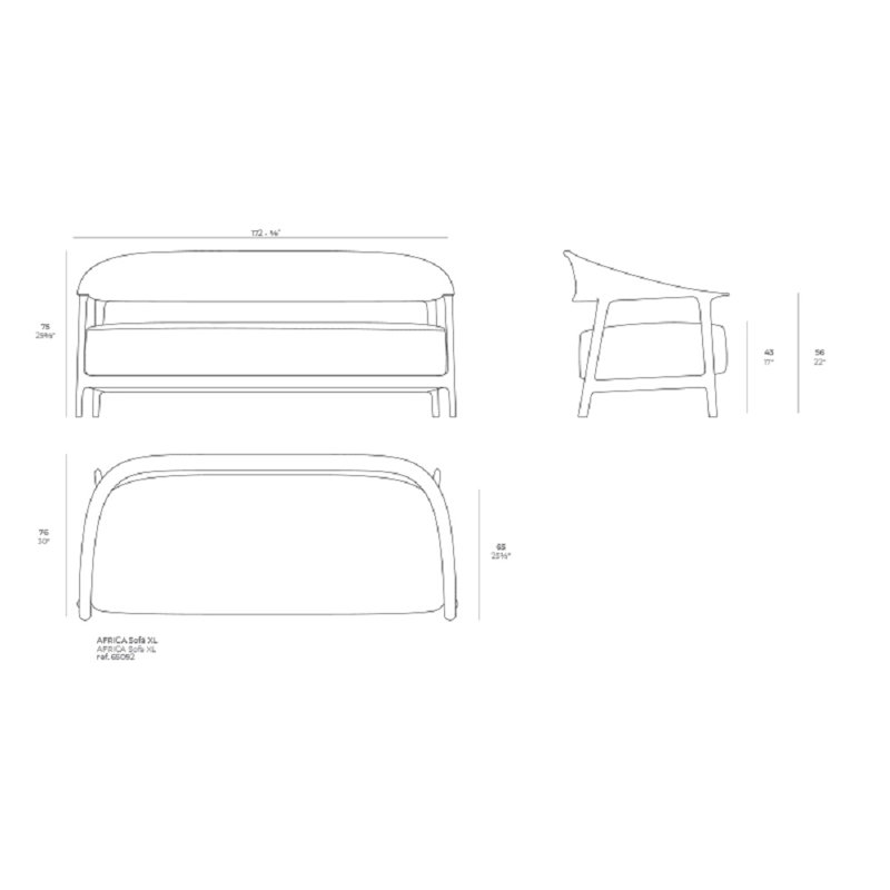 Africa Sofa Xl, Light Gray, Light Gray