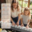 Fashion Wood 88 Key Portable Electric Piano With Stand-863582859